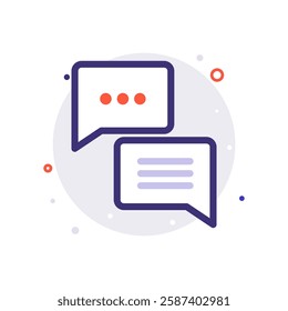 Chat, Message, Conversation illustration. Message.