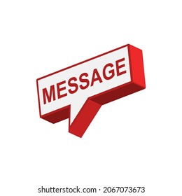 Diseño de mensajes de conversación. muy adecuado para ícono, símbolo, empresa, negocio, etc