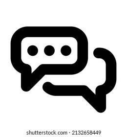 Chat or message icon, best used for web or application, vector illustration EPS 10 File Format