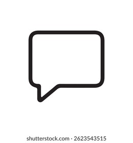 Chat message icon or logo isolated sign symbol.Comment icon speech bubble symbol. vector illustration eps 10