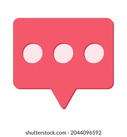 Chat Message icon, Talk bubble speech logo, Chat on line symbol, app Chat Messaging business concept