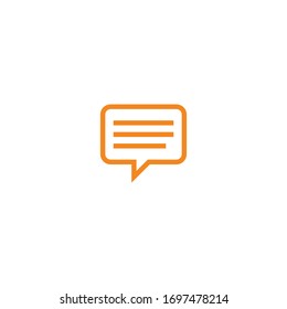 Chat, Message Isolated on white background emoji, emoticon