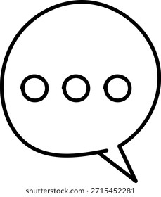 Conjunto De Ícones De Linha De Mensagem De Chat. Balão de Fala, Caixa de Diálogo, Caixa de Bate-papo, Caixa de mensagem Converse bate-papo símbolos de diálogo fino. Balão doodle estilo de símbolo de sinal de pensamento. Nuvem cômica de mensagens de voz.