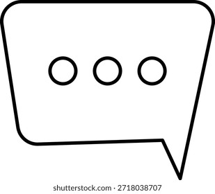Conjunto De Ícones De Linha De Mensagem De Chat. Balão de Fala, Caixa de diálogo, caixa de bate-papo, ícone da caixa de mensagem. Balão doodle estilo de símbolo de sinal de pensamento. Ícone de Estrutura de Tópicos de Conversa. Quadro de Comunicação, Discussão e Caixa de Texto.