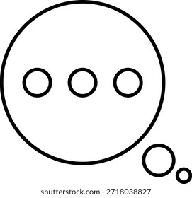 Conjunto De Ícones De Linha De Mensagem De Chat. Balão de Fala, Caixa de diálogo, caixa de bate-papo, ícone da caixa de mensagem. Balão doodle estilo de símbolo de sinal de pensamento. Ícone de Estrutura de Tópicos de Conversa. Quadro de Comunicação, Discussão e Caixa de Texto.