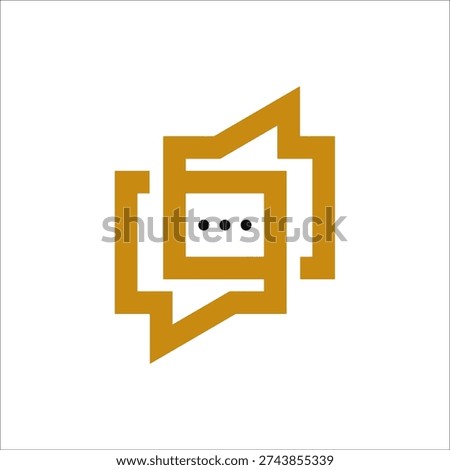 Chat Message Logo Design template illustration vector