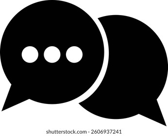 Chat message speech bubble vector for apps or website icon in flat. Online Messaging Discussion, Communication, Community. sign, symbol comment box neon isolated on transparent background.