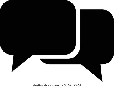 Chat message speech bubble vector for apps or website icon in flat. Online Messaging Discussion, Communication, Community. sign, symbol comment box neon isolated on transparent background.