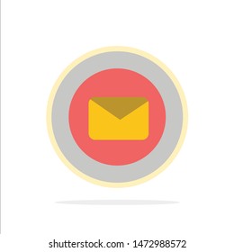 Chat, Message, Support, Text Message, Typing Abstract Circle Background Flat color Icon