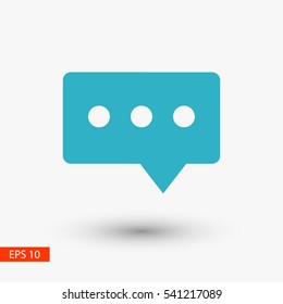 chat, message vector icon