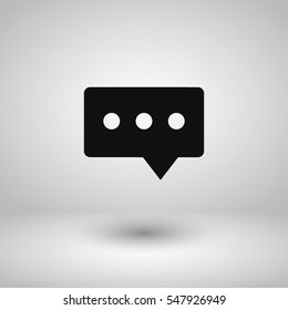 chat, message vector icon