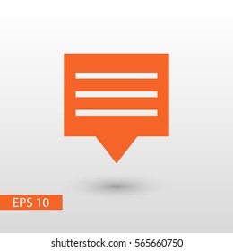 chat, message vector icon