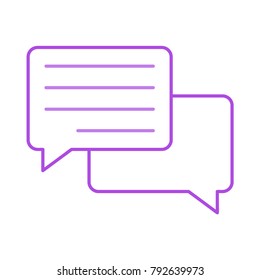 chat messages conversation