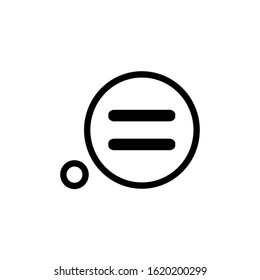 Chat Messages icon vector illustration logo template for many purpose. Isolated on white background