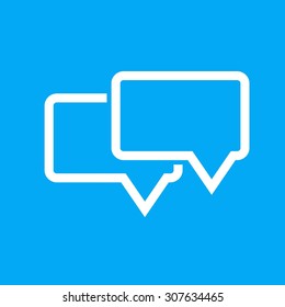 Chat, messages, talk icon vector image.Can also be used for user interface. Suitable for mobile apps, web apps and print media.