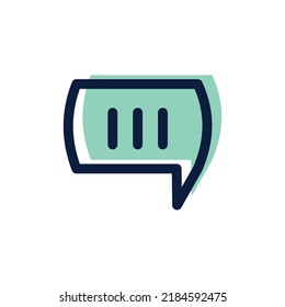 chat messaging icon illustration vector