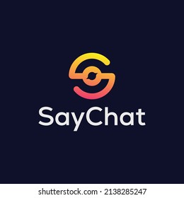 Chat Modern Logo Design Template