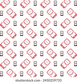 Diseño de fondo de Ilustración vectorial de patrón repetitivo multicolor de moda notable