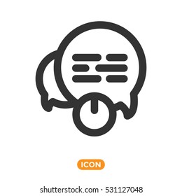 Chat Off Vector Icon