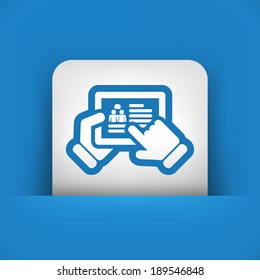 Chat on tablet