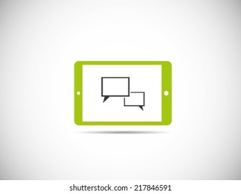 Chat On Tablet