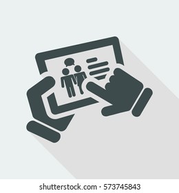 Chat on tablet