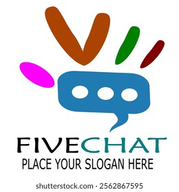 CHAT ONLINE VEKTOR PLACE YOUR SLOGAN HERE