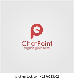 Chat Point Logo Template Design