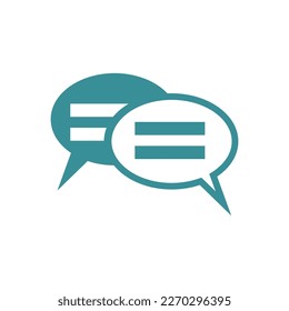 Chat-Popup-Symbol, Vektorgrafik-Design