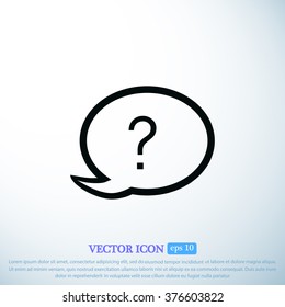 Chat, question icon