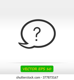 Chat, question icon