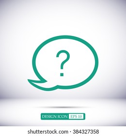 Chat, question icon