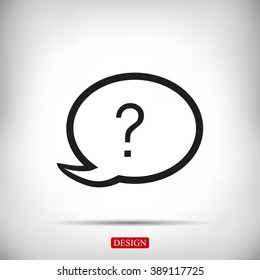 Chat, question icon
