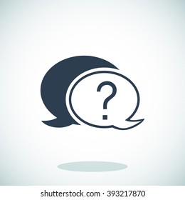Chat, question icon