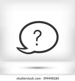 Chat, question icon