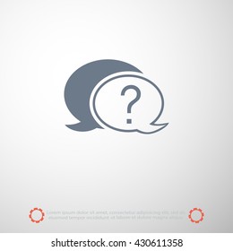 Chat, question icon