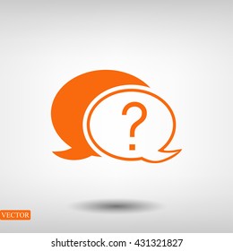 Chat, question icon