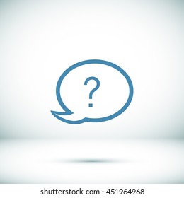 Chat, question icon