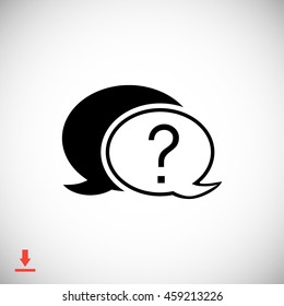 Chat, question icon