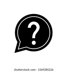 Chat, question icon. One of set web icons