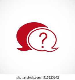 Chat, question icon, vector best flat icon, EPS