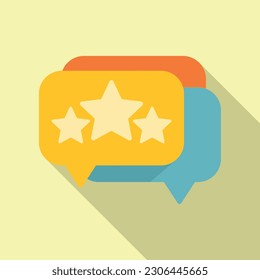 Chat ranking icon flat vector. Medal winner. Top win
