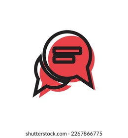 Chat-verwandtes Symbol auf Hintergrund für Grafik und Web-Design. Symbol für kreatives Illustrationskonzept für Web- oder mobile App