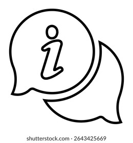 chat set line icon design. chat set thin black outline symbol vector illustration. editable stroke icon on transparent background.