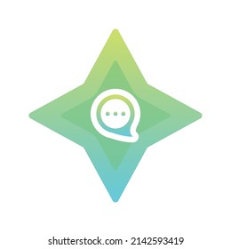 icono de plantilla de diseño de elemento de logotipo shuriken