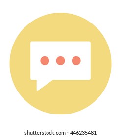 Chat Sign Colored Line Icon