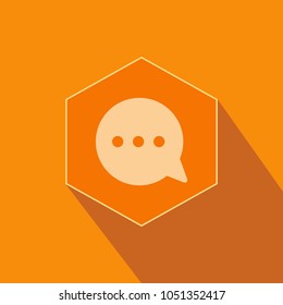 chat sign icon