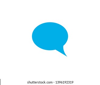 Chat sign icon. Speech bubble symbol. Communication chat button. speech bubble icon - communication symbol - Vector 