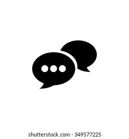 Chat sign icon. Speech bubble symbol.