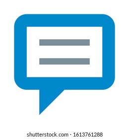 Chat sign icon. Speech bubbles symbol. Communication chat button. speech bubble icon - communication symbol